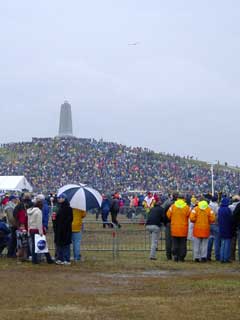 A Rainy scene at the Memorial