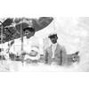 Frank Coffyn (left) and Walter Brookins at an air meet.