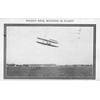 Postcard of Wright transitional aircraft in flight.