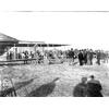 Frank Coffyn and a group of men in front of a Wright Model B.