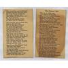 Interior pages of poem found in scrapbook.