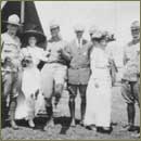 Frank Coffyn and soldiers, Fort Sam Houston.