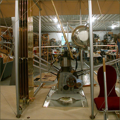Frank Coffyn's original engine installed on the reproduction Model B.