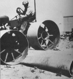 DC-1 wings being tested