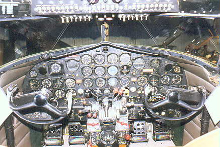 Cockpit of C-60 Lodestar
