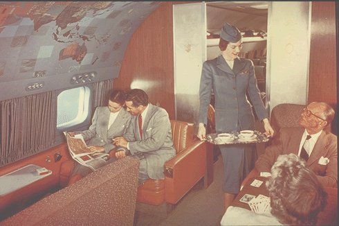 Lockheed Super Connie interior