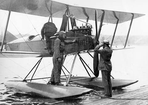 Model C training seaplane