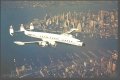 Lockheed Super Connie in flight