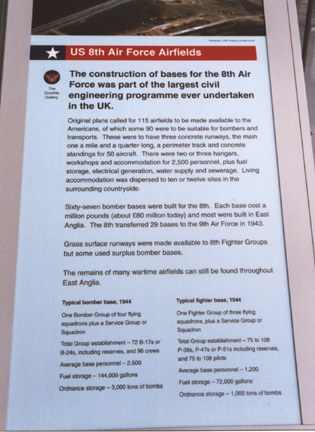 8th Air Force sign at museum