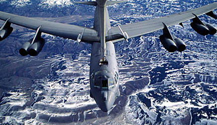 B-52 in flight