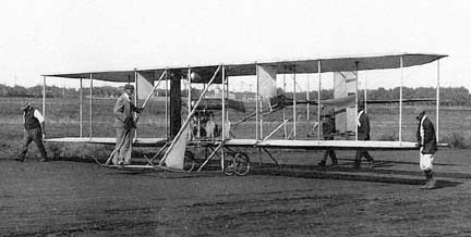 Arnold in a Wright Model B