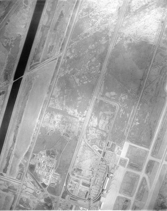 Aerial view of Basera Airfield