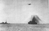 Martin bomber attacks a battleship