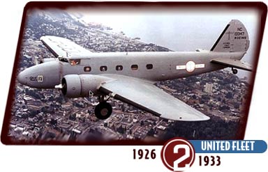 Boeing 247 in flight