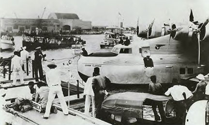 China Clipper arrives at Manila