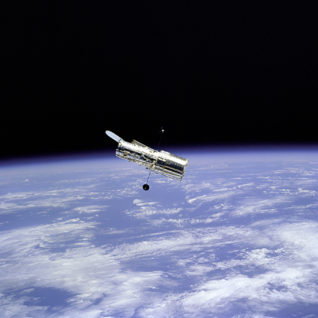 Deployment of HST after 2nd servicing mission