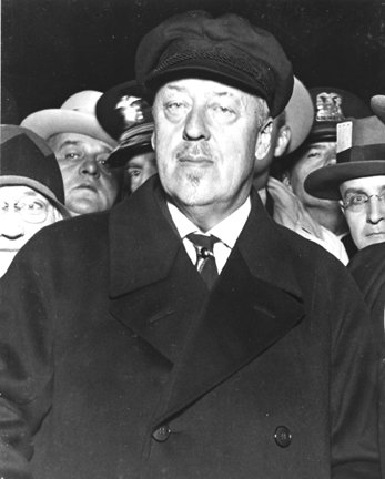 Hugh Eckener at Soldier Field in Chicago, Illinois, 1928