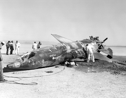 X-15 crash at Mud Lake, Nevada
