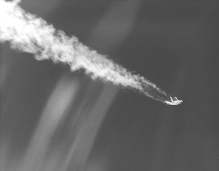 HL-10 in flight after launch