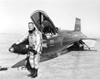 Pilot Neil Armstrong and X-15#1