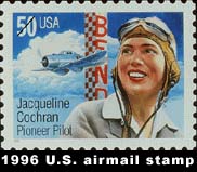 Jackie Cochran airmail stamp