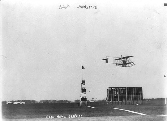 Ralph Johnstone crosses finish line at Belmont