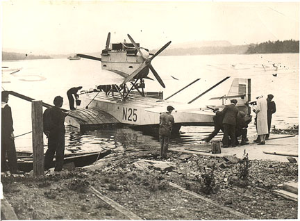 Flying boat used on Amundsen's North Pole expedition