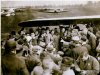 Amelia Earhart being greeted in Londenderry, Northern Ireland 
