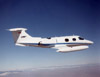 NASA Learjet 24 in flight