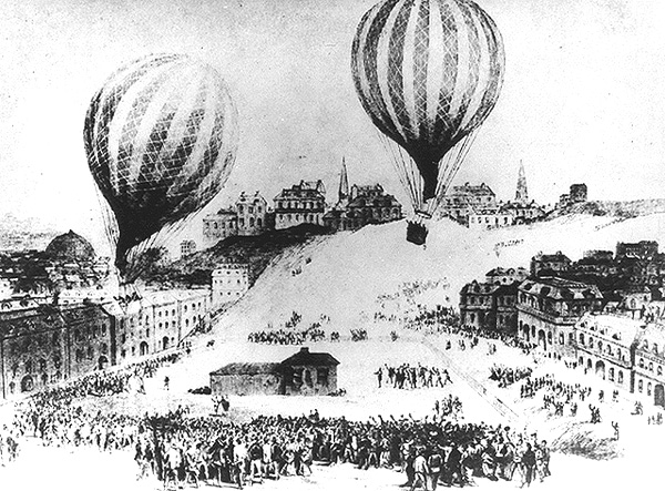 Balloon in the Siege of Paris, 1870.