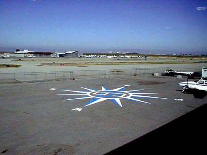 Compass rose airmark