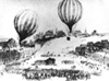 Night departure of a balloon during the Siege of Paris, 1870