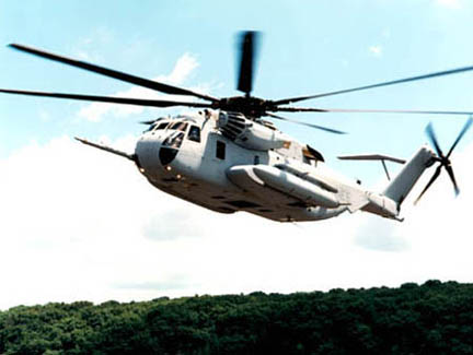 The U.S. Air Force has used special versions of this Sikorsky CH-53 for search and rescue operations. 