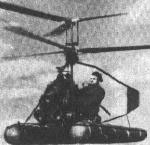 The Ka-8 flying motorcycle was an ultralight helicopter that used a motorcycle engine and coaxial rotors