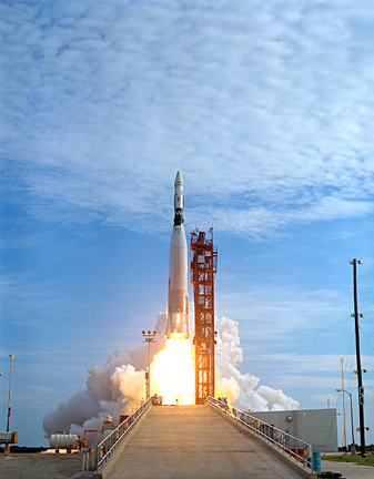 Atlas Agena rocket launch