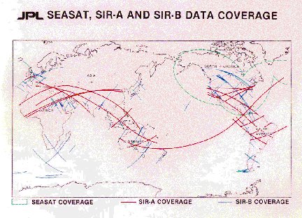 Seasat coverage map