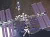 Artist�s concept of Phase III of the International Space Station with the Shuttle approaching