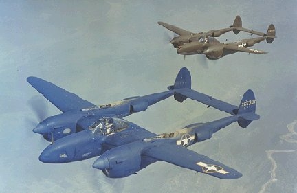 P-38 airplane