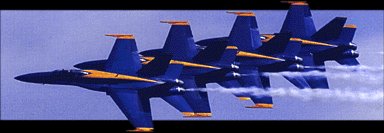 Blue Angels in formation