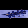 Blue Angels in formation
