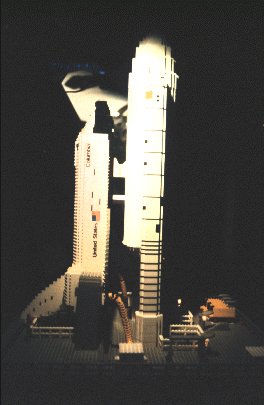 Shuttle model made of Legos�