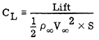 Lift coefficient
