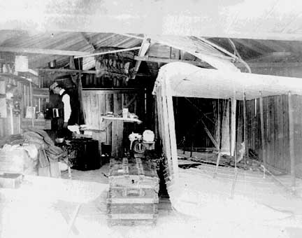 The 1902 camp at arrival 