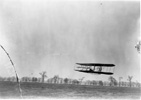Many of the early flights at Huffman Prairie ended with the Flyer 2 crashed 