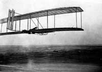 Wright Glider in the air