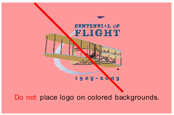 example of incorrect logo usage