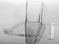 Double-vaned fixed rudder