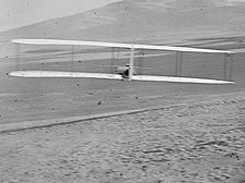 Orville flying the 1902 gliderImage credit: Library of Congress