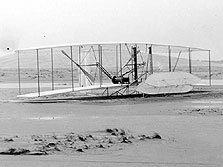 The 1903 Flyer after its last flight
Image credit: Library of Congress