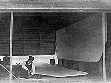 Orville assmebling the Flyer, Kitty Hawk
Image credit: Library of Congress